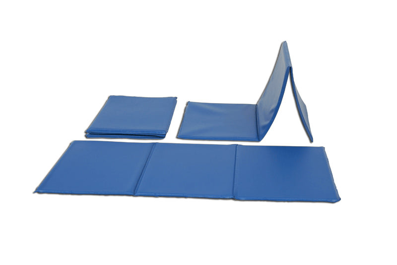 Materassina individuale pieghevole rivestita di vinile cm 180x60x4 S01424