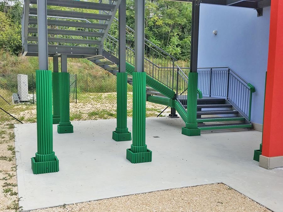 Protezioni scale antincendio