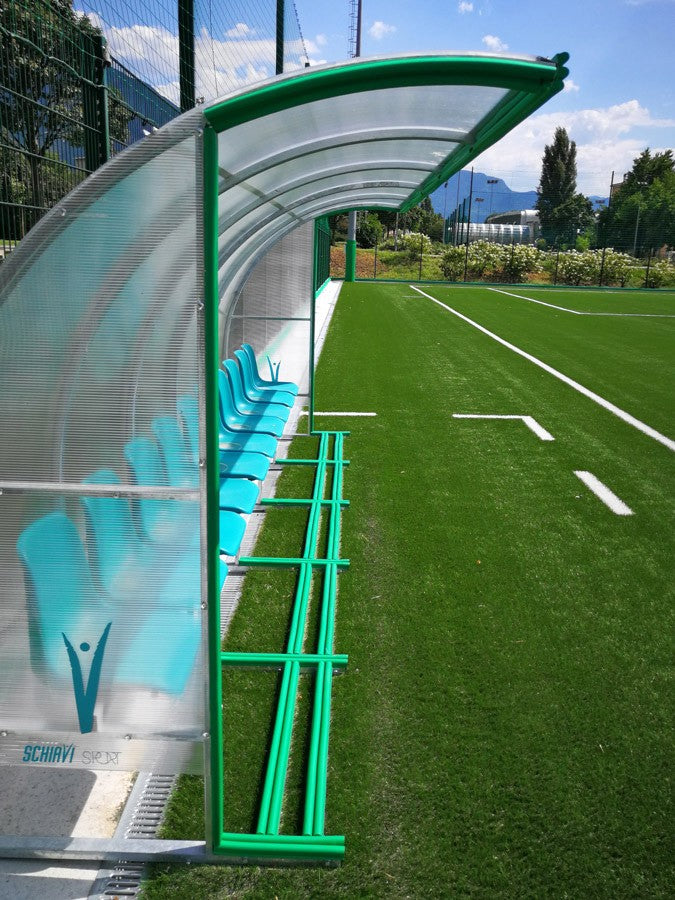 Protezioni panchine atleti