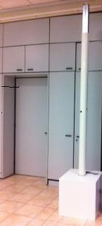 Impianto pallavolo in alluminio da competizione Art. V 708/C categoria A1 certificato per gare internazionali