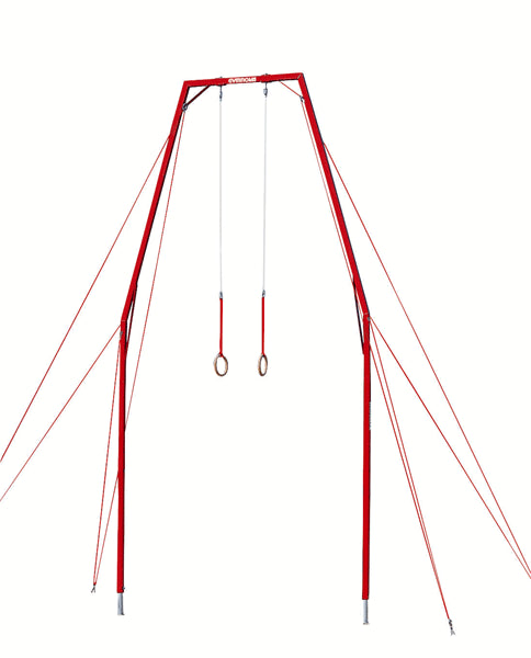 Castello per anelli omologato FIG per competizioni (anelli e funi compresi) S00014