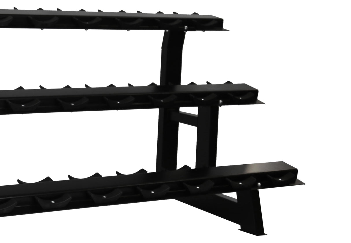 Rastrelliera Porta Manubri 3 Ripiani PRO - 235 x 88 x 100 cm