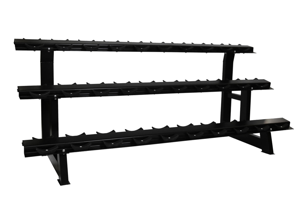 Rastrelliera Porta Manubri 3 Ripiani PRO - 235 x 88 x 100 cm