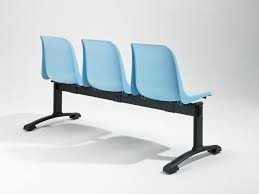 Panca Helene in polipropilene ignifugo 2 posti art. 1252IN