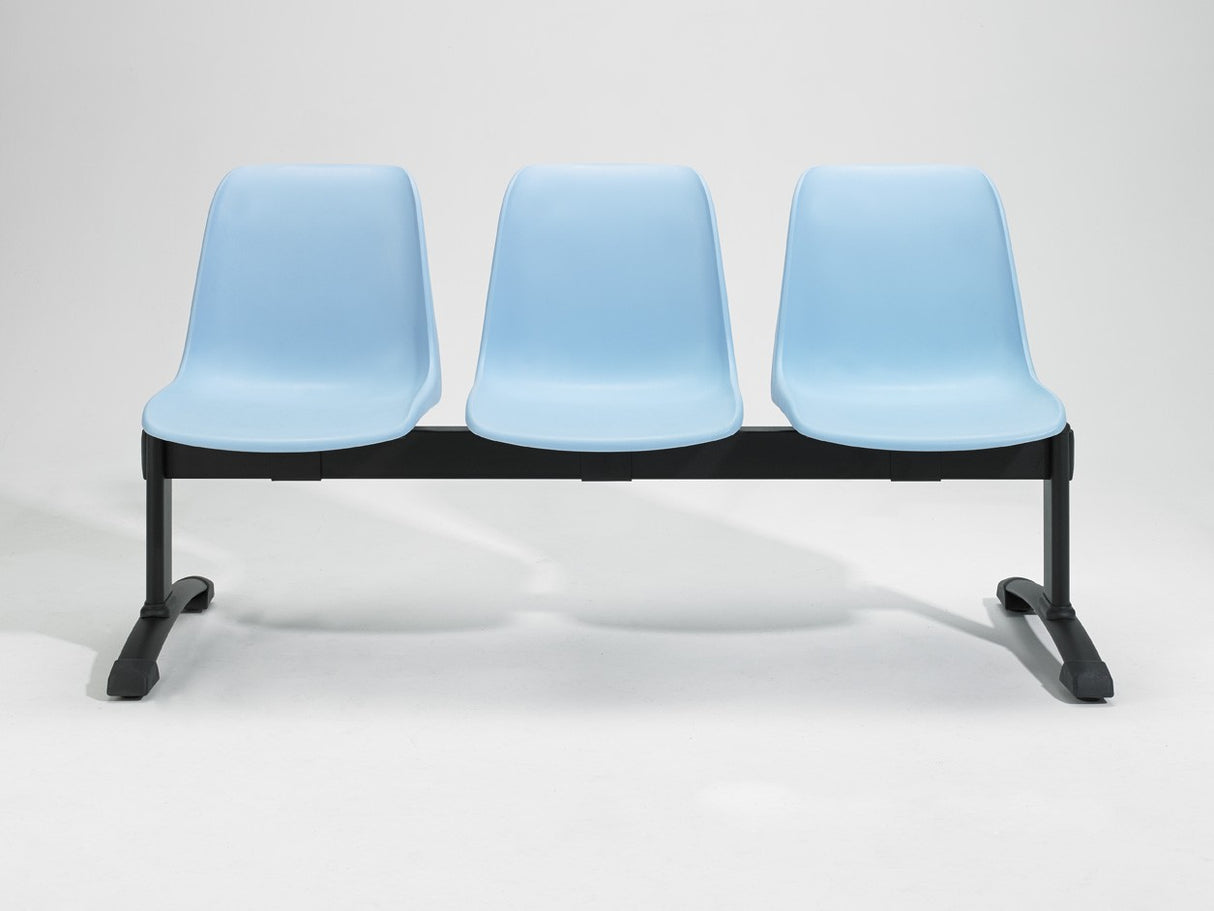 Panca Helene in polipropilene ignifugo 2 posti art. 1252IN