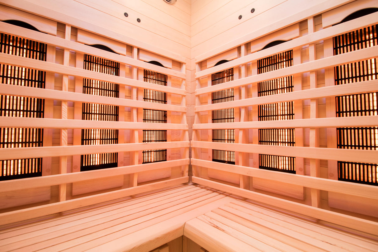 Sauna infrarossi al quarzo Apollon 2 posti Cod. SN-APOLLON-Q2C