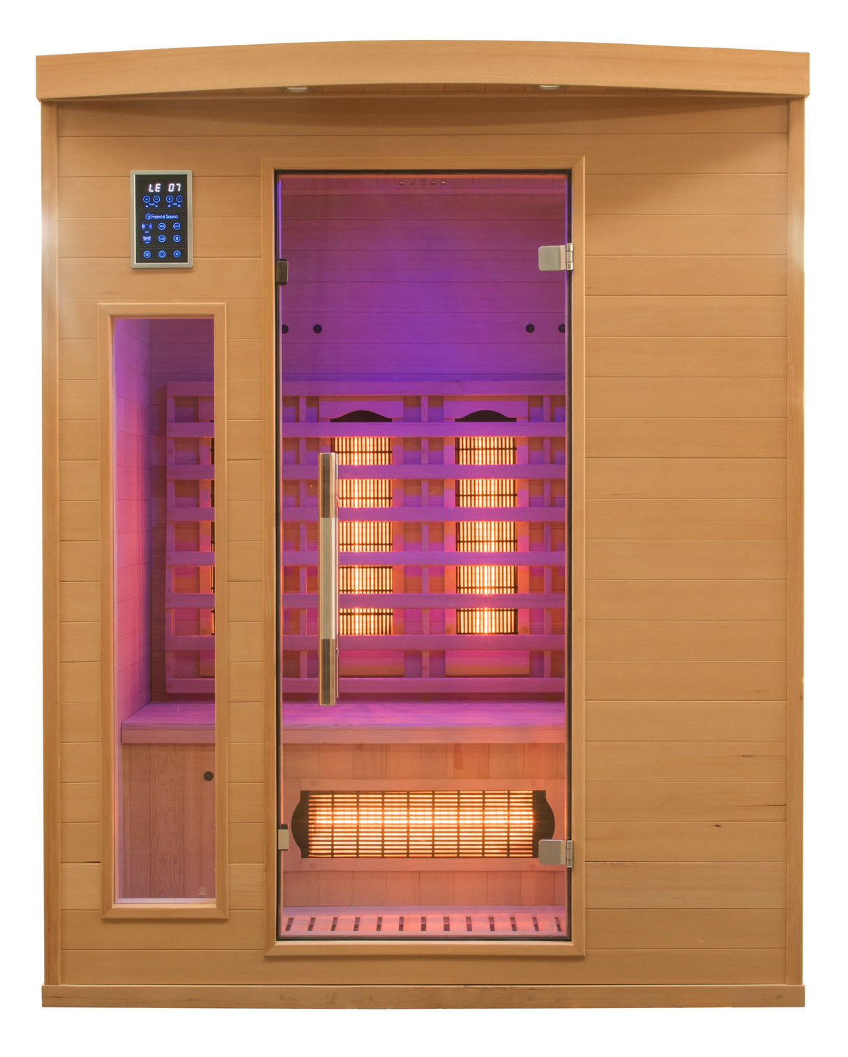 Sauna infrarossi al quarzo Apollo 3 posti Cod. SN-APOLLON-Q3