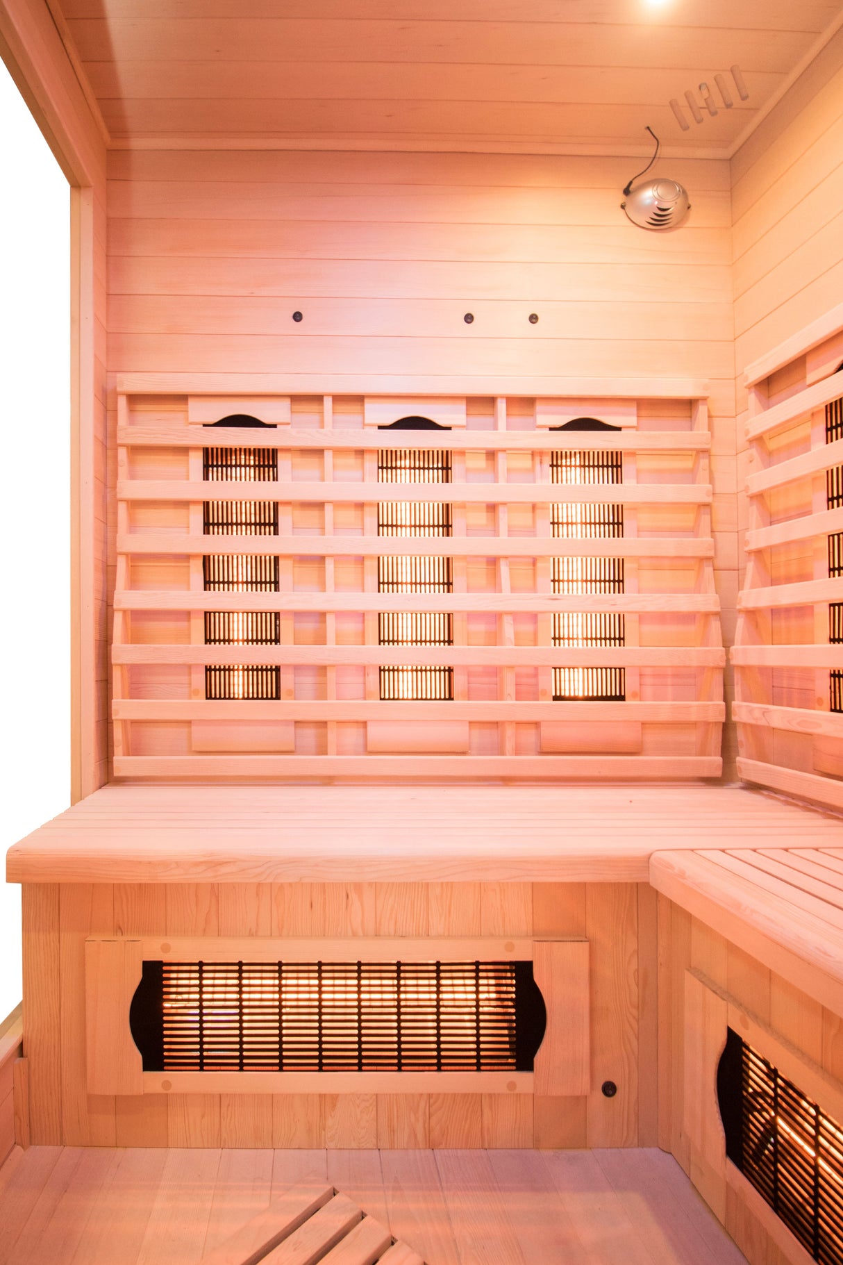 Sauna infrarossi al quarzo Apollon 3-4 posti angolare Cod. SN-APOLLON-Q3C