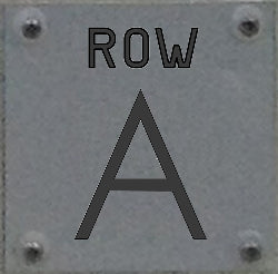 TARGHETTE segnafila numerate per gradoni sedute tribune stadio