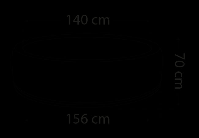 Net Spa Vita 4 posti Portatile Pareti Isolanti In Schiuma Da 8cm Cod. SP-VIP140B