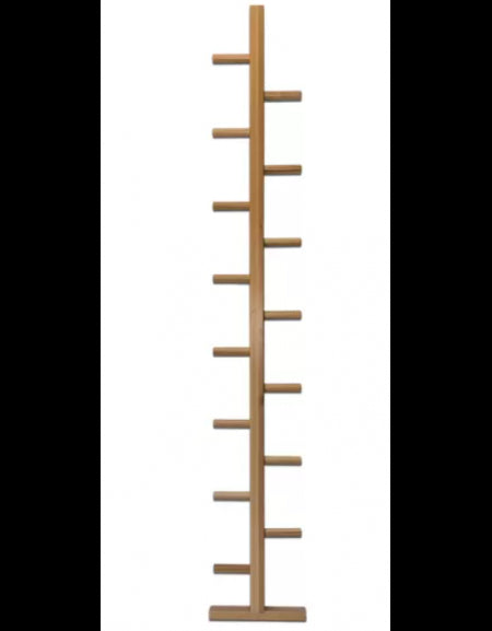 Scaletta zig-zag in legno per spalliera, larghezza cm 35, lunghezza cm 250 S01132