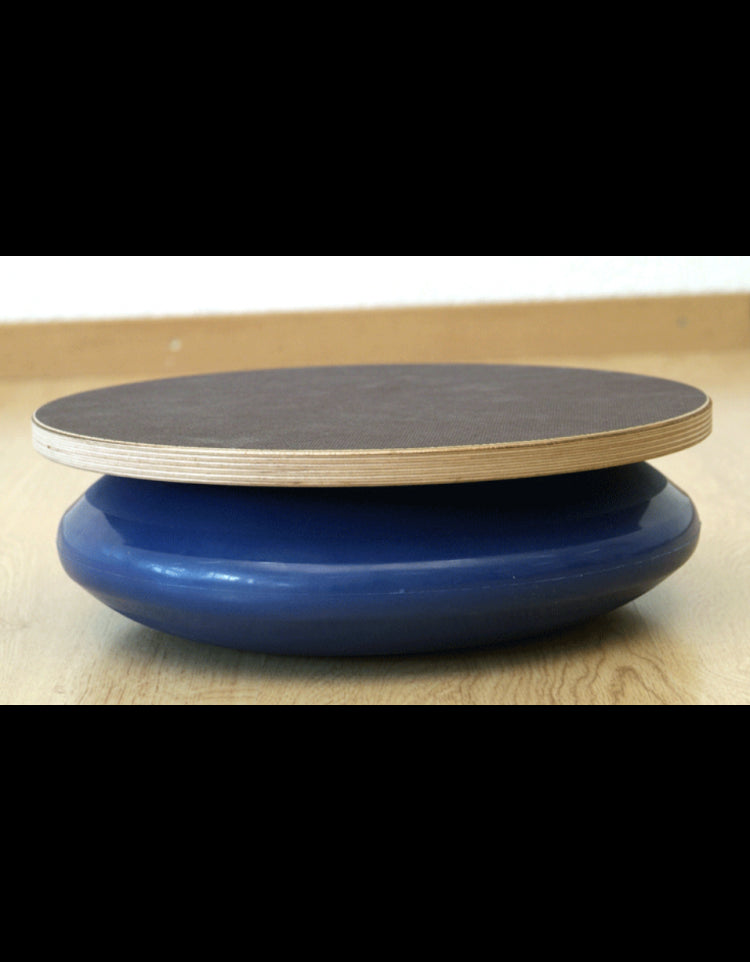 Tavoletta Proprio di legno con palla ellittica gonfiabile adatta per la ginnastica riabilitativa S01410