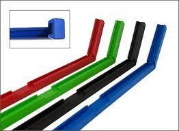 Protezione di poliuretano, modello ad U secondo norme FIBA, disponibile in 4 colori S04224