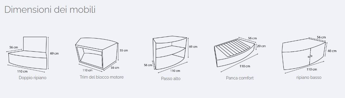 Net Spa Octopus 4-6 posti accessori e mobili compresi set da 5 pz Cod. SP-OCT165/MOB2