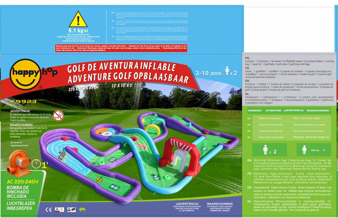 Gonfiabile Happy Air Mini Golf Art. 9923