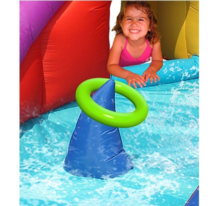 Gonfiabile Happy Air Scivolo Squalo Art. 9417