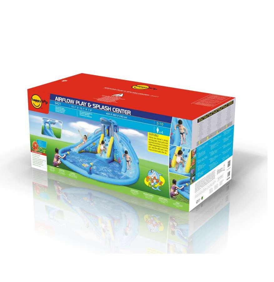 Gonfiabile Happy Air Shark Splash center Art. 9421 In Esaurimento