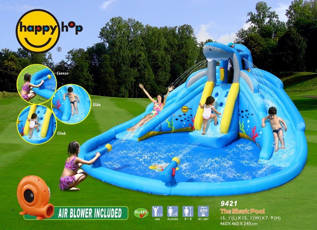 Gonfiabile Happy Air Shark Splash center Art. 9421 In Esaurimento