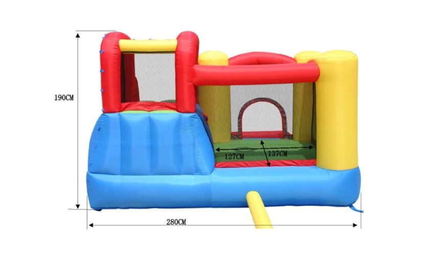 Gonfiabile Happy Air Salta & Splash con cannone Art. 9271N In Esaurimento