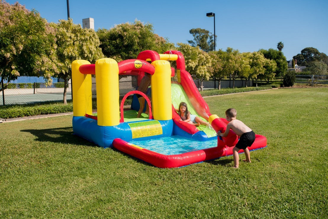 Gonfiabile Happy Air Salta & Splash con cannone Art. 9271N In Esaurimento