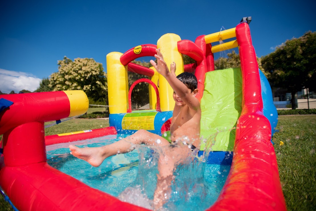 Gonfiabile Happy Air Salta & Splash con cannone Art. 9271N In Esaurimento