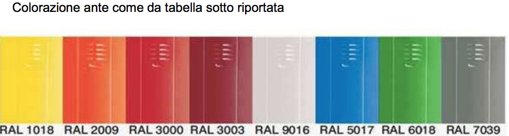 Armadietto Specialistico 114-VF10 Vano 1 Grigio