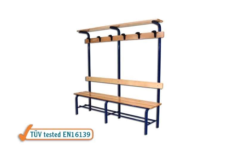 Panchina 1,5m completa Art. S07311 listoni legno