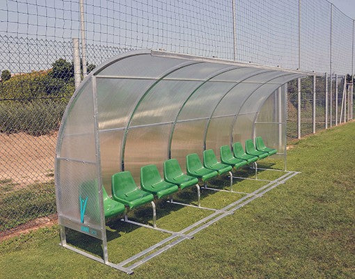 Panca Allenatori E Riserve Trasparente Mt 4 Art.1154