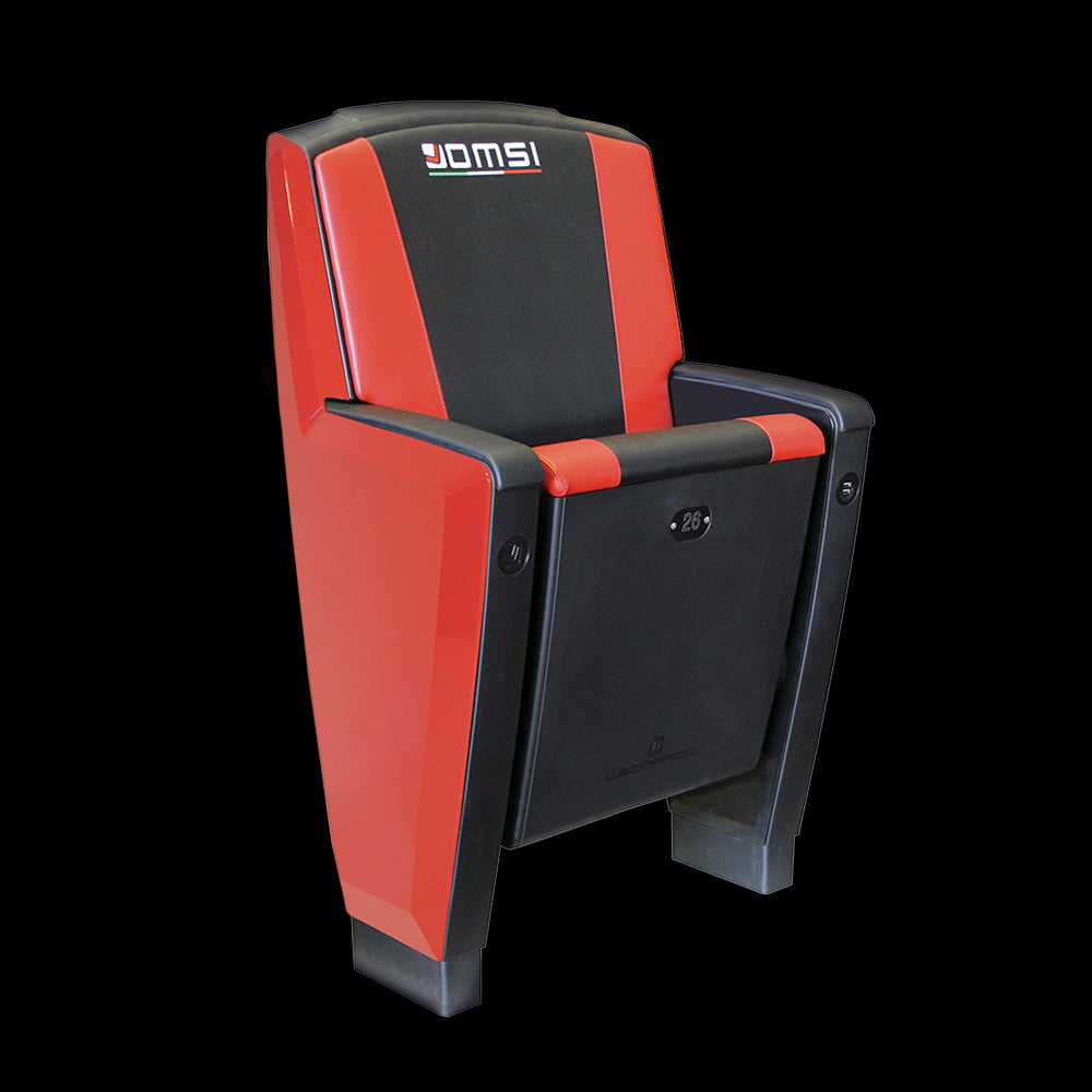 Poltrona per impianti sportivi e sale conferenza Leonardo Silver