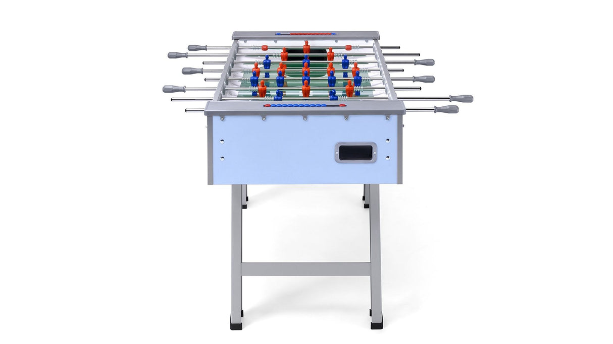 Calcio Balilla Fas Smart Indoor Aste Rientranti Rosso Gambe Pieghevoli