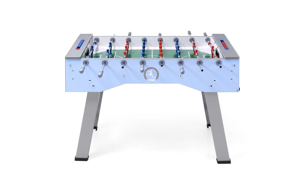 Calcio Balilla Fas Smart Indoor Aste Rientranti Rosso Gambe Pieghevoli