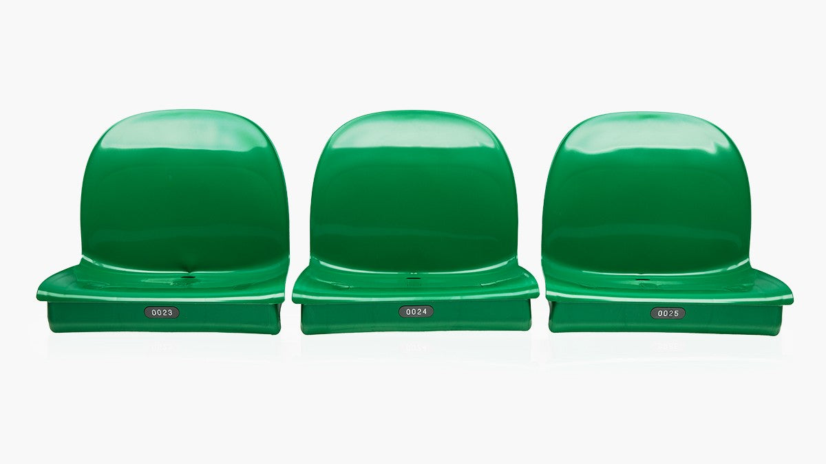 Seduta a scocca modello KUM 35cm profondità ridotta pp ignifugo. CL1 con anti UV