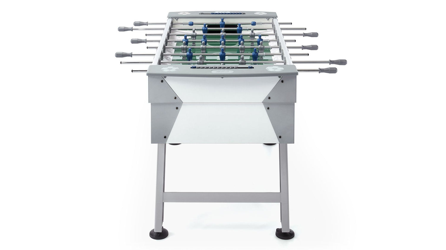 Calcio Balilla Fas Rainbow Bianco Grigio Con Gettoniera Esterno Aste Uscenti