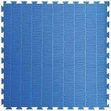 Tatami ad incastro 100X100X4 Con 4 bordi rosso blu Cod MAT04-100