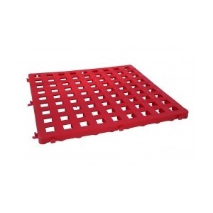 PEDANE DOCCIA POGGIAPIEDI PVC CM 50x50 IMBALLO 10 PZ MOD MART color Rosso