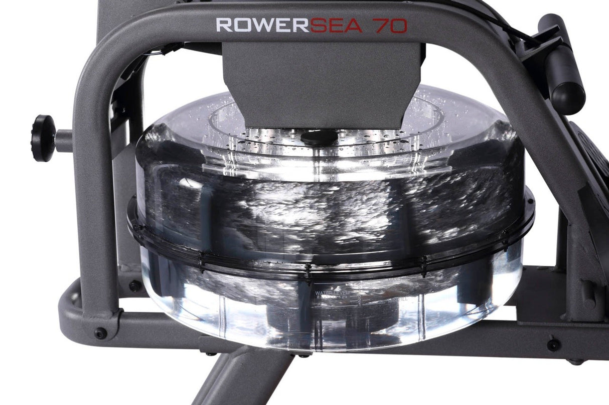 Vogatore rower SEA 70 resistenza ad acqua con ricevitore wireless - salvaspazio