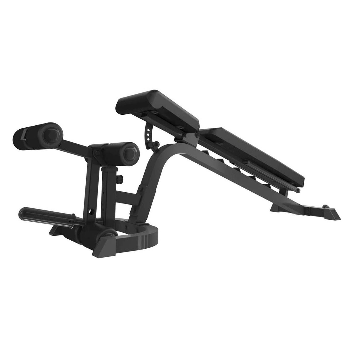 Panca piana e inclinabile multiuso WBX-220 MULTIFIT con leg extension