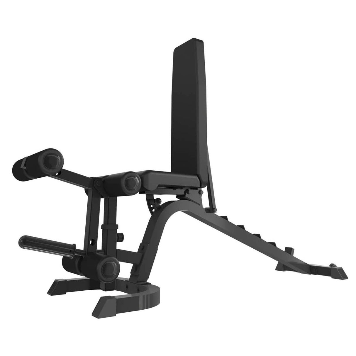 Panca piana e inclinabile multiuso WBX-220 MULTIFIT con leg extension