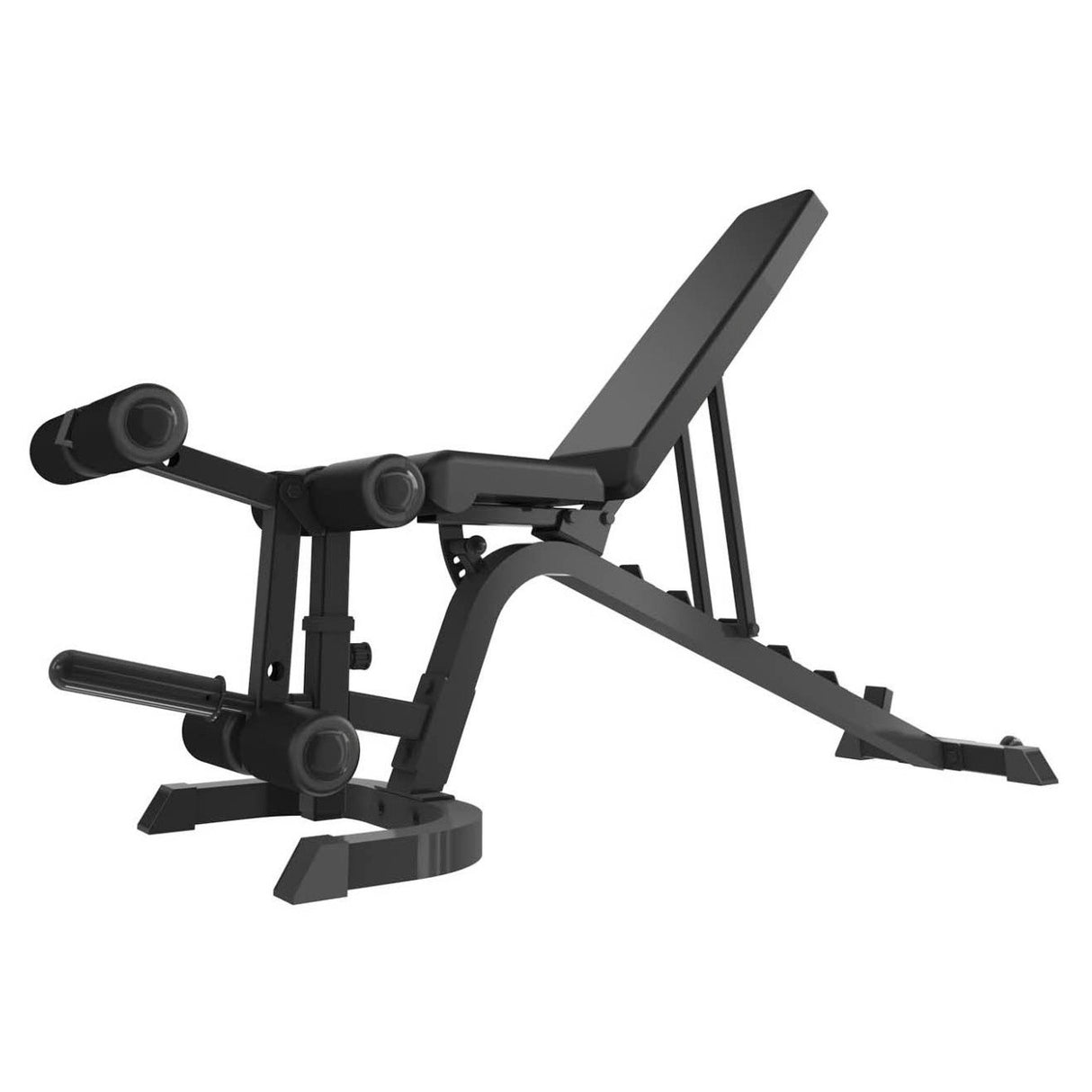 Panca piana e inclinabile multiuso WBX-220 MULTIFIT con leg extension