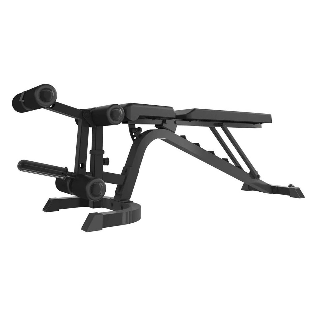 Panca piana e inclinabile multiuso WBX-220 MULTIFIT con leg extension