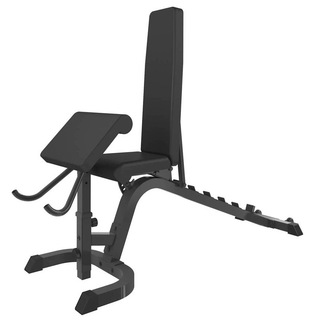 Panca piana e inclinabile multiuso WBX-220 MULTIFIT con leg extension