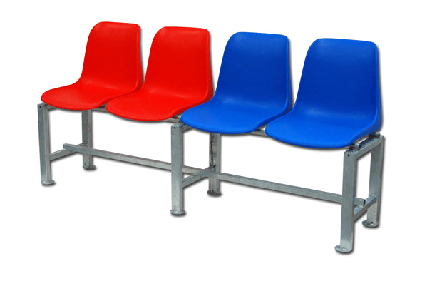 Panchina bordo campo tennis, struttura in acciaio zincato da 2m Art S04910