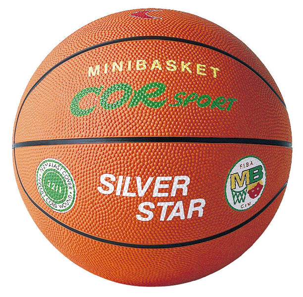 Pallone minibasket in gomma-nylon, misura 5