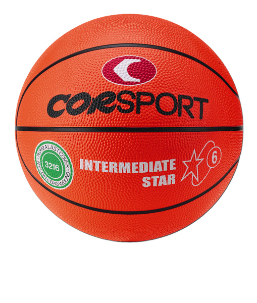 Pallone basket femminile in gomma-nylon misura 6 S05406