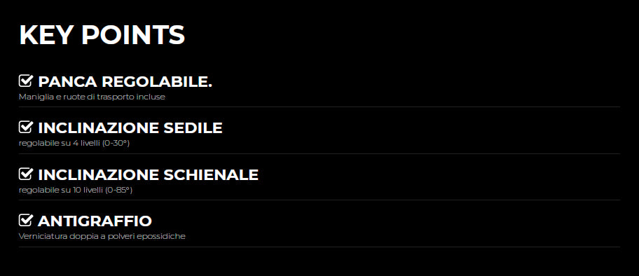 Panca Piana Inclinabile Toorx WBX-900
