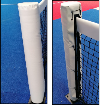 COPPIA di Protezioni QUADRATE campi Padel Antinfortunistiche pali rete Prezzo indicativo Varie misure