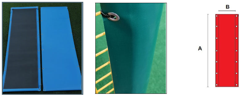 Protezioni campi Padel Antinfortunistiche pali rete STONDATE 4 colori