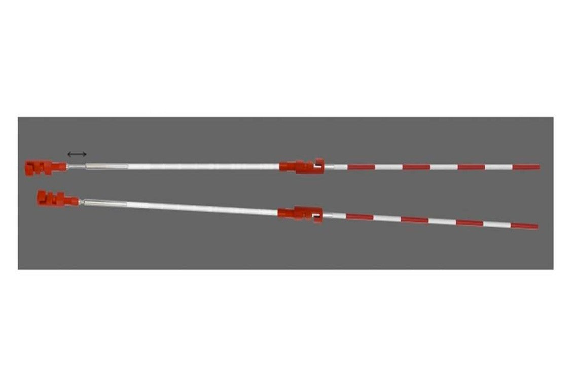 Coppia antenne in vetroresina omologate F.I.V.B. Art P14-S