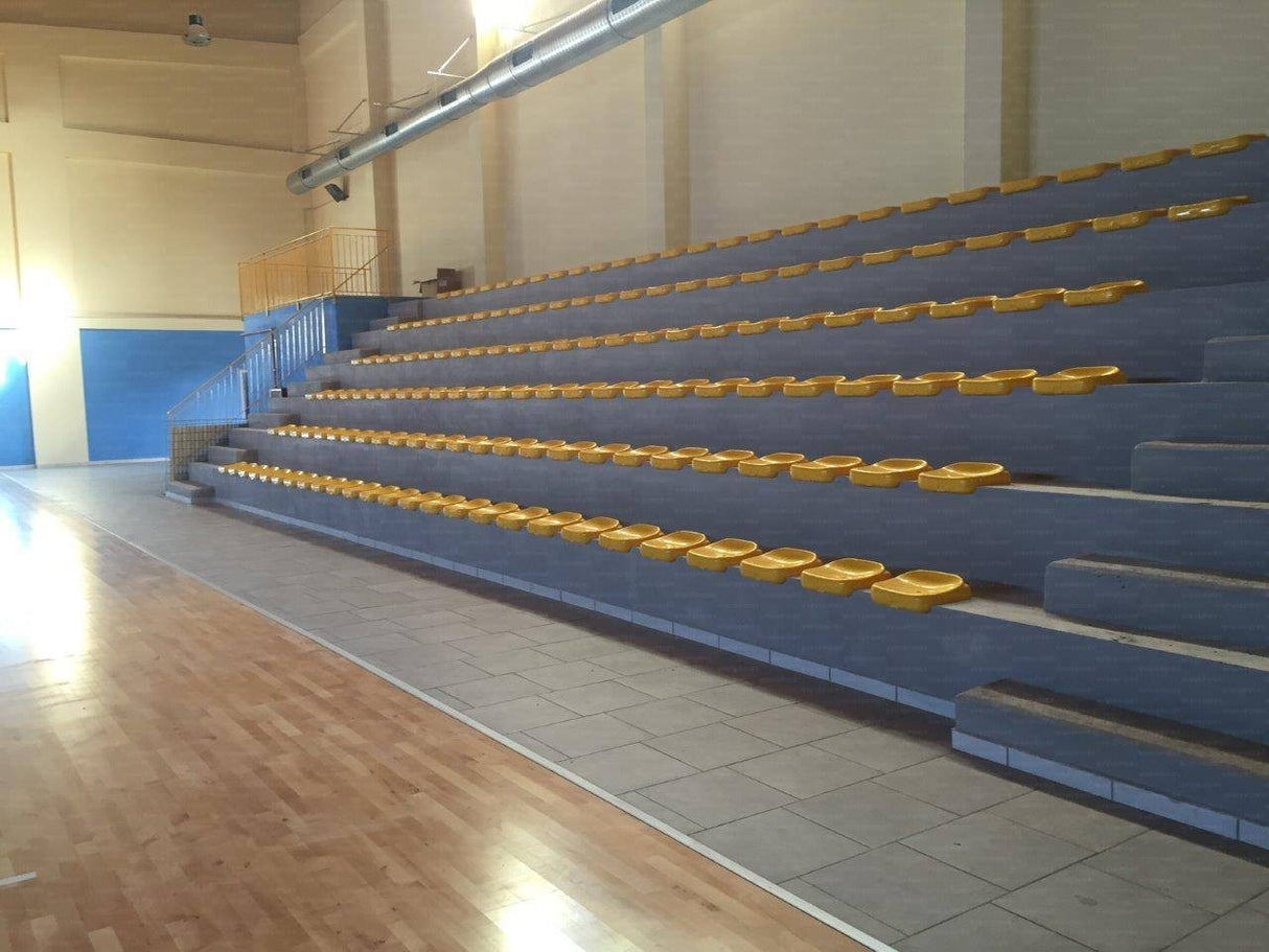 seduta a scocca senza schienale per tribuna Art. 8507 viv (modello M90) anti UV