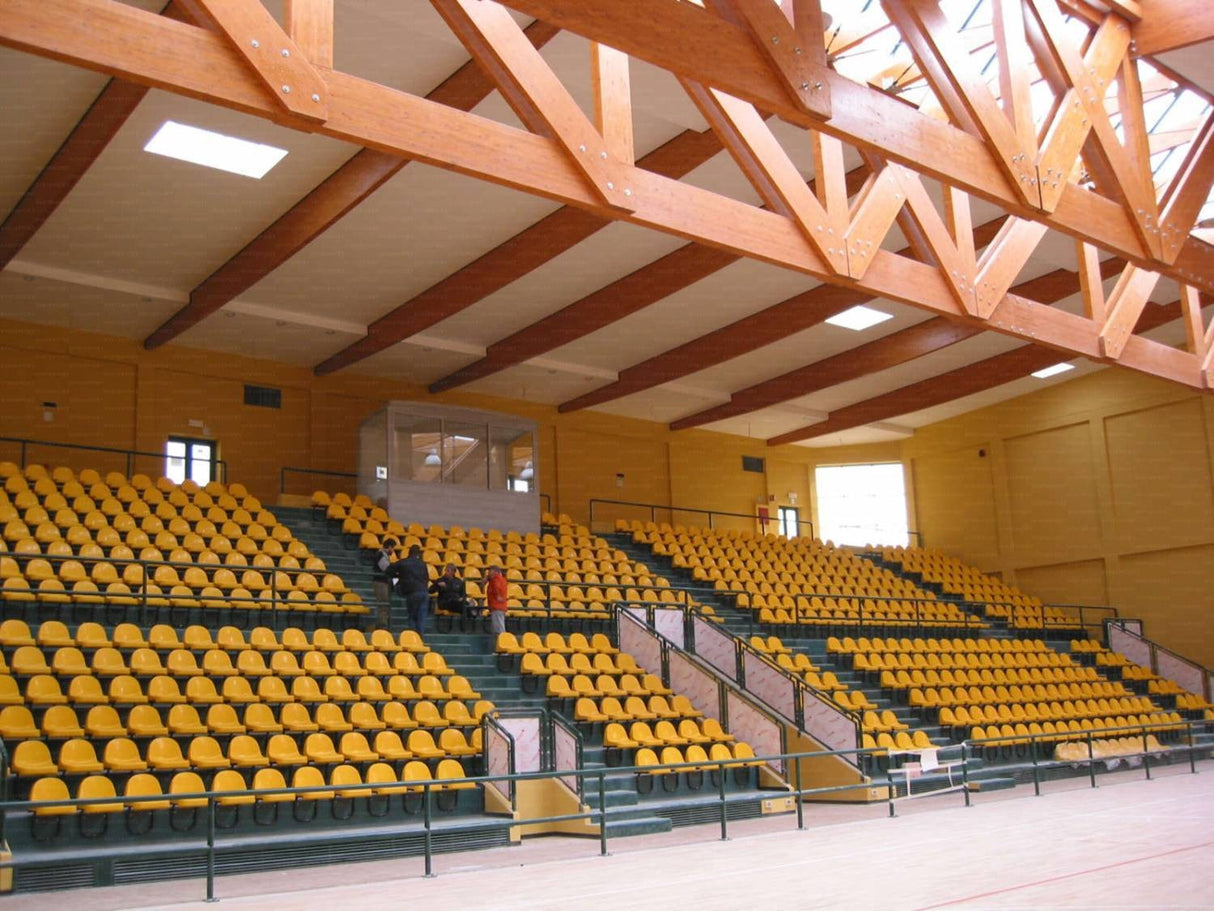 Seduta a scocca con schienale per tribuna Art. 8509 anti UV modello simil M2008 / M2010